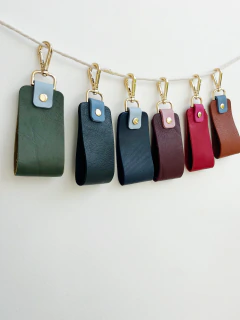Llavero de Cuero Bicolor - comprar online