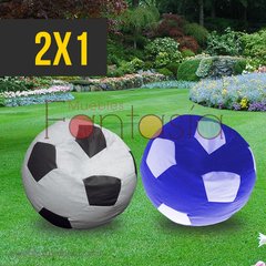 2x1 Puff Balón Lona Mediano Obsequio en Variados Colores - Muebles Fantasia