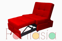 SOFÁ CAMA HERRAJE ALEMÁN SIN BRAZOS - tienda online