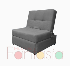 SOFÁ CAMA HERRAJE ALEMÁN SIN BRAZOS - Muebles Fantasia