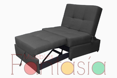 SOFÁ CAMA HERRAJE ALEMÁN SIN BRAZOS - comprar online