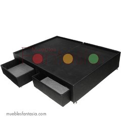 Base Cama Doble Dividida con Cajones en internet