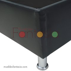 Combo Base Cama Sencilla 100cm +Colchón+Almohada - Muebles Fantasia