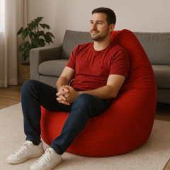 Puff Pera Cuerotex - Grande en internet