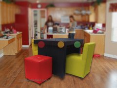Juego de Comedor 4 Puestos Verano - Muebles Fantasia