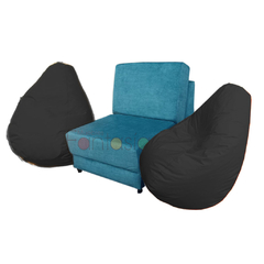 Super combo Silla Cama Tipo Lido 70 cm + 2 Puff en internet