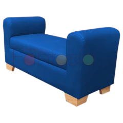 Puff Fijo con Brazos / Muebles Fantasía sas - tienda online