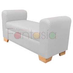 Puff Fijo con Brazos / Muebles Fantasía sas