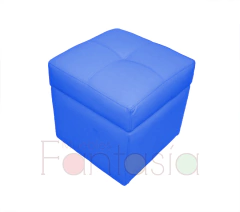 Puff Baúl Cubo 45 cm Tela Memphis en internet