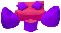 Sala Puff Pera Lona en internet
