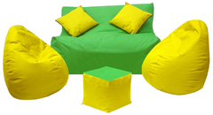 Sala Puff Pera Lona en internet