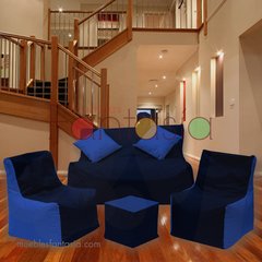 Sala Puff Sillas Lona - Muebles Fantasia