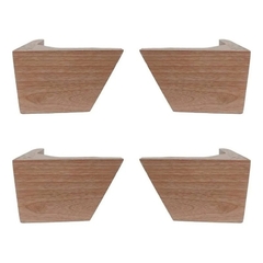 Set de 4 Patas en Madera - comprar online