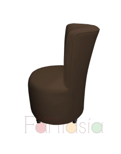 Puff redondo con Espaldar - Muebles Fantasia