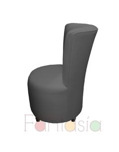 Puff redondo con Espaldar - Muebles Fantasia