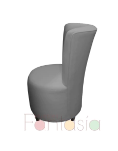 Puff redondo con Espaldar - Muebles Fantasia