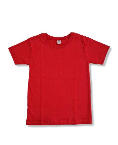 Remera lisa roja