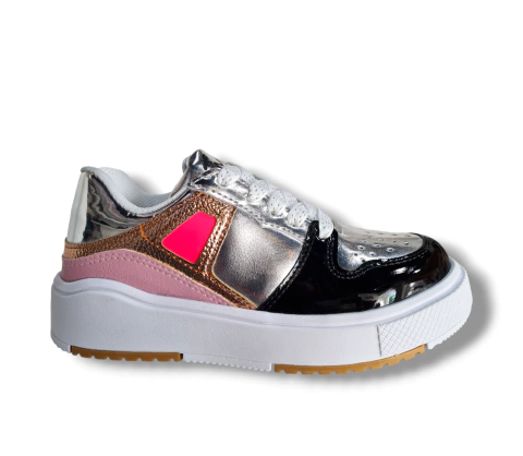 Zapatilla Multicolor con cordón Mail Moda