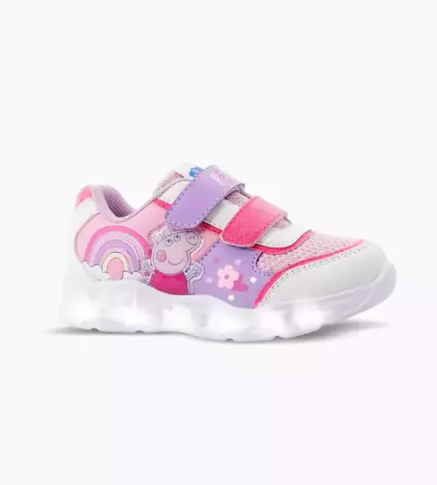 Zapatilla Peppa Pig con luz Footy