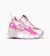 ROLLER SUPER STAR FUCSIA CON LUCES LED RECARGABLE