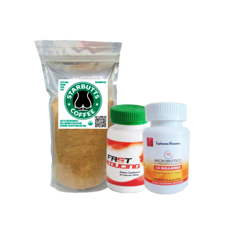 COMBO INTESTINAL - ENEMA DE CAFE, FAST REDUCING, MICROBIOTICO PROBIÓTICOS