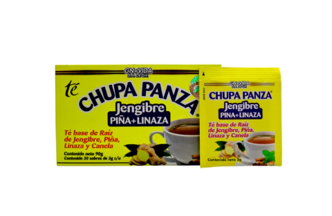 Té de jengibre chup panza