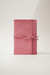 Funda de cuaderno de gamuza 14x21cm - L&R handcraft