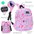 Mochila Infantil 12" Goodpak Rosa Monstruos 35510 - comprar online