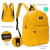 Mochila Urbana Escolar 17" Goodpak Amarilla Lisa 35520 - comprar online