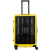 Set X2 Valijas Crossover Mediana + Grande Policarbonato Compass Negro con Amarillo en internet