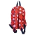 Mochila Gremond Portanotebook Roja Estampado Rosa - La Nueve Equipajes
