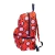Mochila Gremond Portanotebook Roja Estampado Rosa en internet