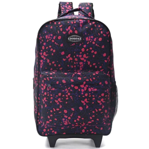 Mochila Con Carro Goodpak 2 Ruedas Animal Print 35485