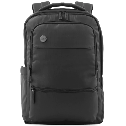 Mochila Crossover Portanotebook Theia Poliéster Engomado Negro