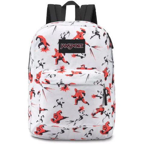 Mochilas Jansport Superbreak Blanco Los Increibles