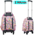 Mochila con carro Xtrem Run Pink Forest selva rosa 147874-A133