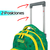 Mochila con carro primer grado Xtrem Lincoln Green Dino - comprar online