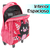 Mochila con carro primer grado Xtrem Lincoln Pink Cat - La Nueve Equipajes