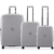 Set de Valijas Crossover Rigida Isabel Polipropileno Gris L M S