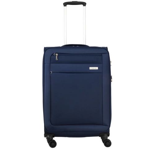 Valija Crossover Semi Rigida Xelia Mediana 24" Azul Ultra Liviana