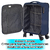 Valija Crossover Semi Rigida Celia Grande 28" Azul Ultra Liviana