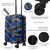 Valija Mediana Rigida Wanderlust 34884 Reforzada 4 Ruedas Camuflada Azul - comprar online