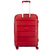 Valija Crossover Rigida Xara Mediana 24" Polipropileno Rojo - comprar online