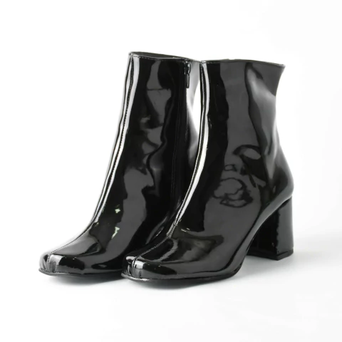 Bota Palma Charol Negro