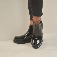 Bota Beatle Charol Negro - Salerno - PRANA Zapatos