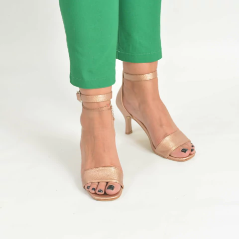 Sandalia Alegra Oro Graneado