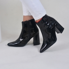 Bota Génova Charol Negro - PRANA Zapatos