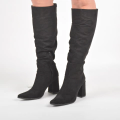 Bota Marbella Negro Gamuza - comprar online