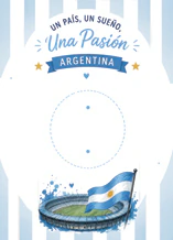 ♥ Tarjeta Escarapela Mundial ♥ Imprimir - Pando