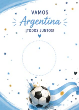 ♥ Tarjeta Escarapela Mundial ♥ Imprimir - comprar online